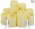 Nimiko Flameless Candles with Remote, Battery Operated Flickering Flameless by Nimiko