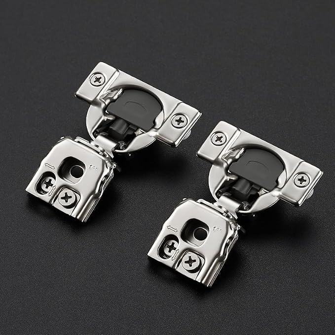 Soft Close Hinges for Kitchen Cabinet Hinges, 1 Inch Overlay, 10 Pack | 5 Pairs - Image 2