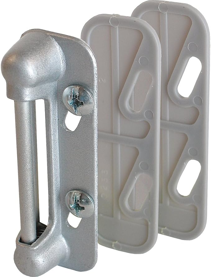 Prime-Line K 5003 Aluminum, Spring-Loaded Screen Door Strike Plate by Prime-Line