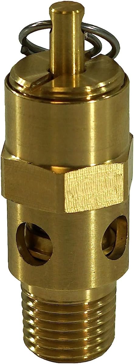 Kingston 1/4” NPT Brass Soft Seat Industrial Pressure Relief Valve, Made In The - Image 4