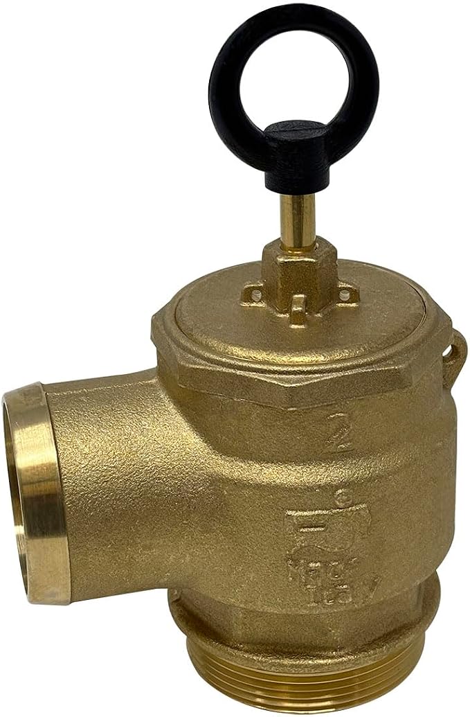 Brass Pressure Relief Valve, 300 CFM, Fully Adjustable - Image 2