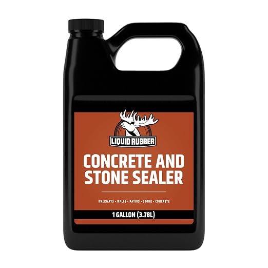 Liquid Rubber Concrete & Stone Sealer, Waterproof, 1 Gallon | Natural Look by LiquidRubber