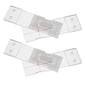 BESPORTBLE 2pcs Acrylic Crack Gauge Ruler by BESPORTBLE