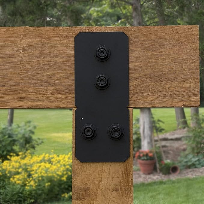OZCO Ironwood Post to Beam Connector, 2 Pieces, flush mount design - Image 5