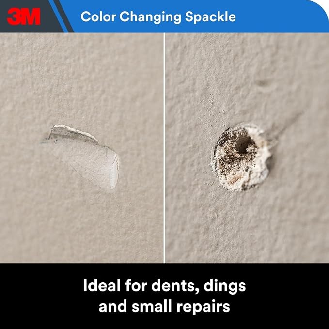 3M High Strength Spackling Compound 12 oz. and Putty Knife, Color Changing - Image 6