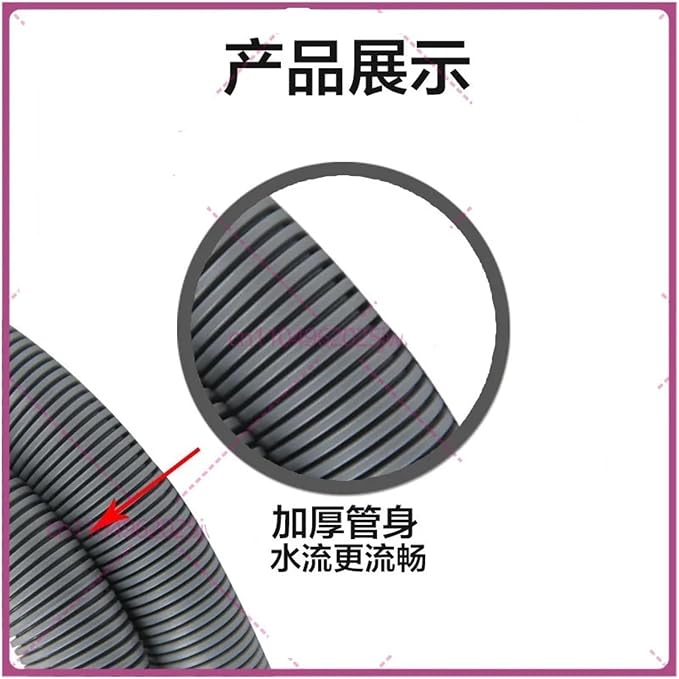 2m Drain Hose Extension for Automatic Drum Washing Machines | Flexible outlet - Image 4