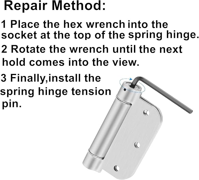 Spring Hinge Tension Pin Replacement Kit.42pcs Stainless Steel Shelf Pins and - Image 4