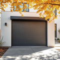 Grey Motorized Roll up Garage Door, Double-Layer Aluminum Rolling shutters by GISONTONEMANUFACTURER