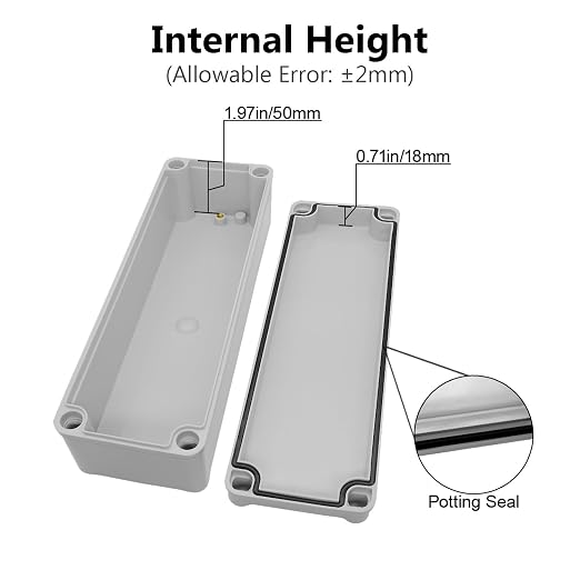 IP67 Waterproof Junction Box ABS Plastic Project Box Dustproof Electrical Box - Image 4