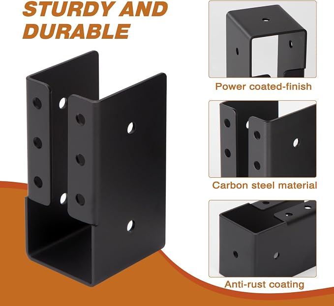 Gawicpy Concealed Joist Hangers, Outdoor Trim Concealed Flanges, - Image 4