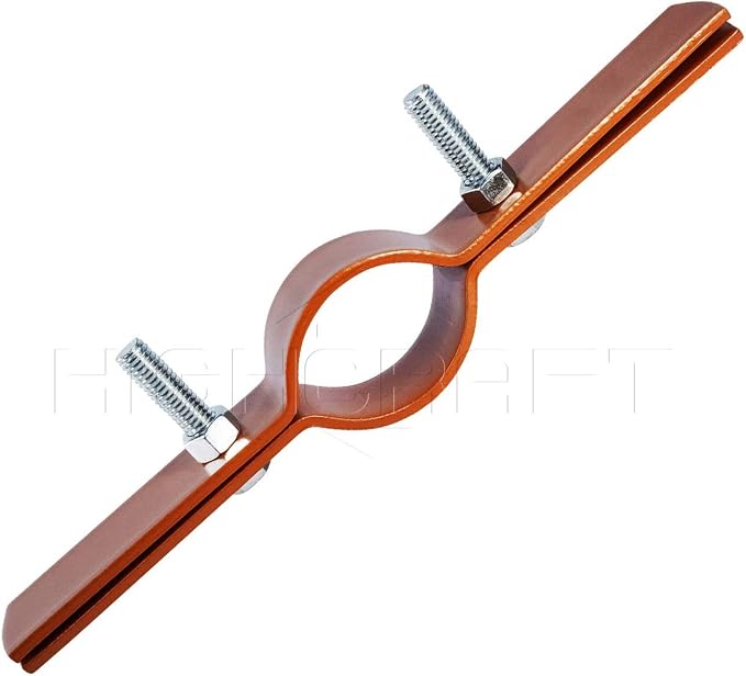Highcraft DMST-FD02 Riser Clamp Vertical Pipe Hanger, PEX 2 in. Copper Epoxy by Highcraft