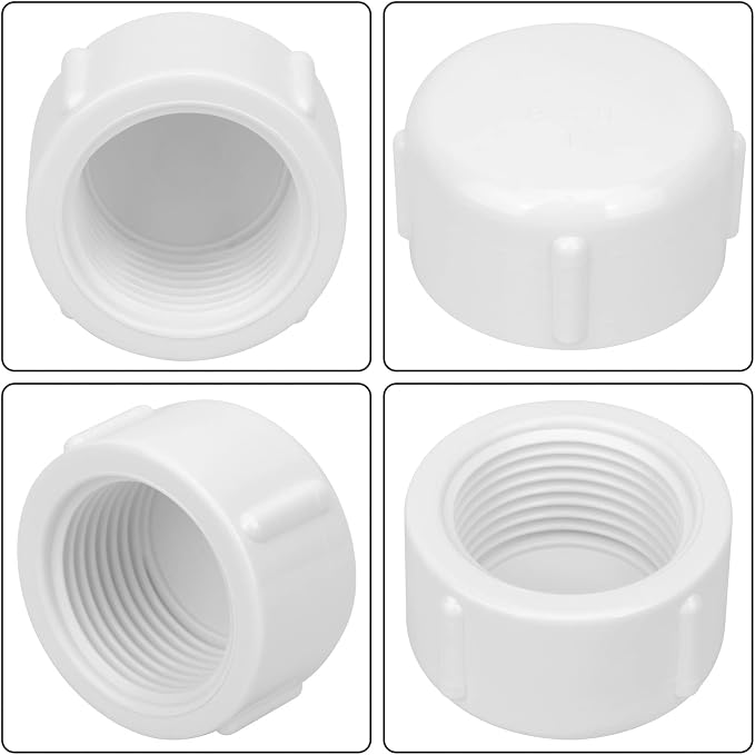 15Pack 1 Inch Female PVC Pipe End Cap 1 Inch Female Threaded Plug Adapter - Image 5
