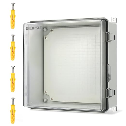 QILIPSU Waterproof Junction Box, IP66 Outdoor Electrical Enclosure, UL94 V-0 by QILIPSU