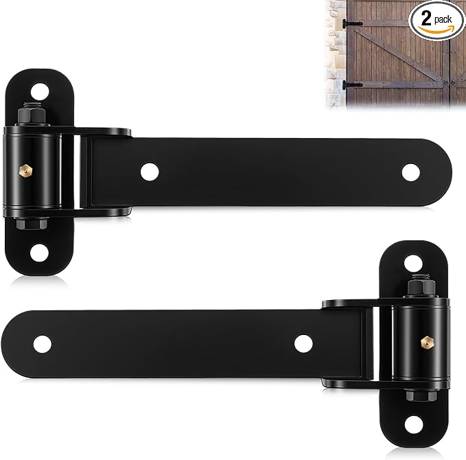 Yaocom 2 Pcs 13" Heavy Duty Gate Hinges 900 Lbs Capacity 180°Open Thickened by Yaocom