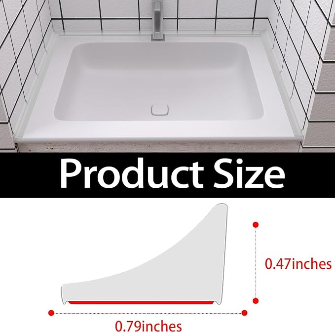 Raycity Silicone Shower Threshold Water Dam Barrier, 39 Inch, Shower Water - Image 2