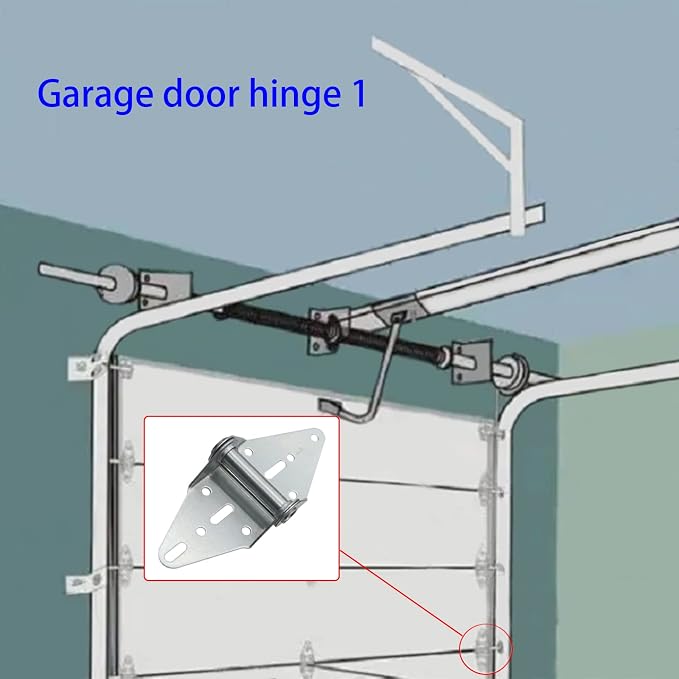 2 Packs Garage Door Hinges #1 - Image 6