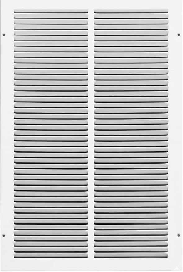 20 x 20 Inch Return Air Vent Cover, Solid Steel HVAC Grille - Image 2