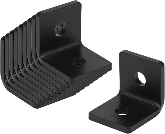 10 PCS 1-1/2" Heavy Duty L Angle Bracket, 3/16" Thick - Image 3