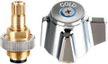 4" Brass Faucet Handle Cartridge Replacement Stem Assembly Faucet Valves Cold by Phivan