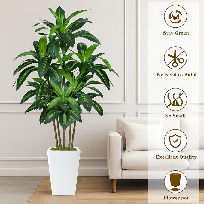 Flydeer 7FT Artificial Dracaena Tree - Image 4