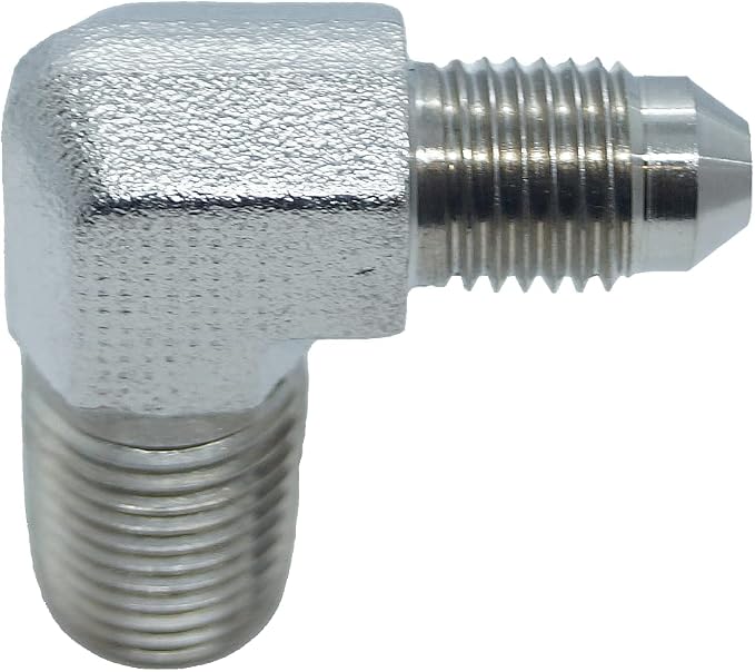 RFS Stainless Steel JIC Flared Tube Fitting, 90 Degree Elbow, 1/2" JIC Male x - Image 5
