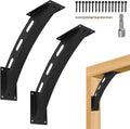 2-Pack Curved 45 Degree Pergola Wood Beam Corner Angle Brackets | Complete by OutdoorHardwareManufacturer