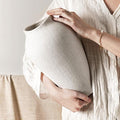 White Ceramic Vase by LETAUCIGARDEN