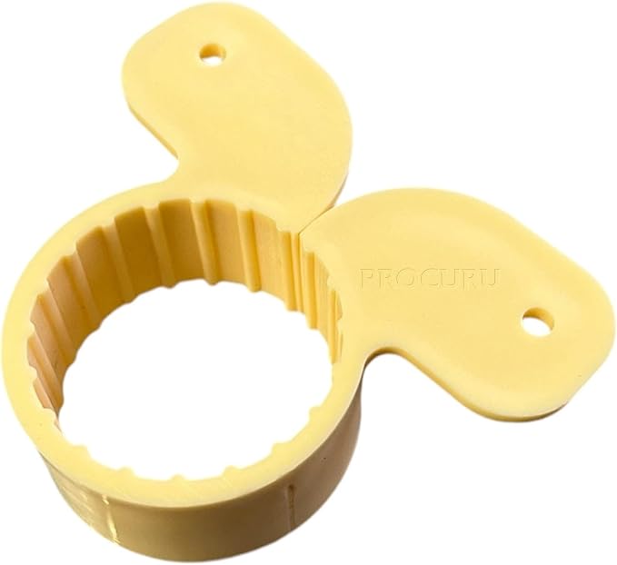 PROCURU 1-Inch Plastic Suspension Hy-Ear Pipe Clamp, Mickey Mouse Style Strap - Image 3