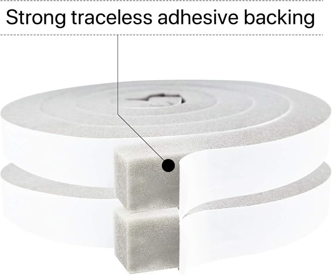Air Conditioner Foam-2 Rolls, 1 Inch Wide X 3/4 Inch Thick, 13Ft | Open Cell AC - Image 3