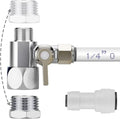 Jingzan Feed Water Adapter Kit, G1/2 Female x 3/8" Compression Male x 1/4" by Jingzan