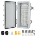 Electrical Junction Box, IP67 Waterproof Outdoor Box ABS Plastic Enclosure by Qukipet