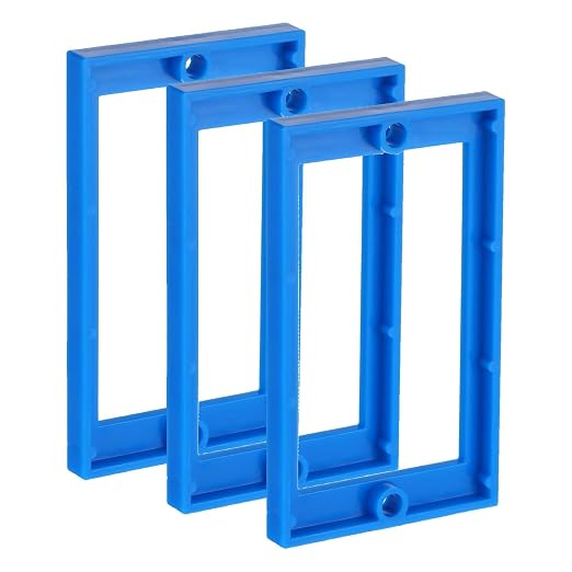 4 Pcs 1/4" Single Gang Box Extender Electrical Box Extender by Unknown