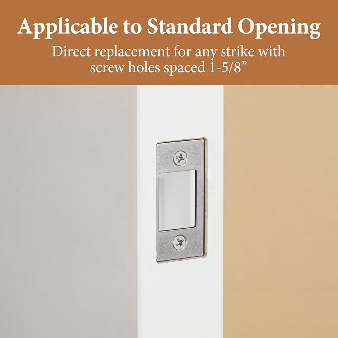 Deadbolt Restorer Strike Plate, Fix Dead Bolt Misalignment/Sticking/Jamming - Image 7