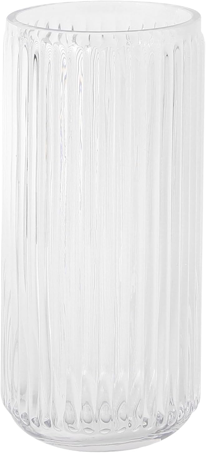 Ribbed Glass Vase, Flower Vases by MARTAGE
