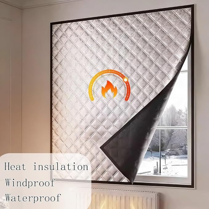 Window Insulation kit for Winter 24" 38" 47" 36" 52" Heavy Cotton Insulated - Image 2
