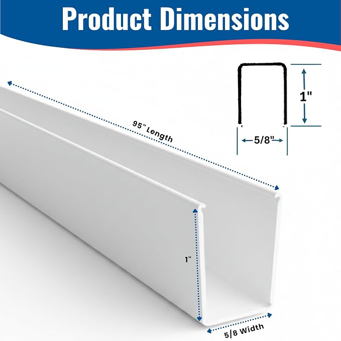 KC Hardware Aluminum U Channel Top Sliding Screen Door Track Replacement - Image 3