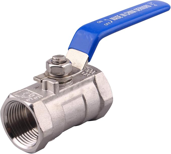 DERNORD Stainless Steel Ball Valve 1PC Type NPT Standard Port by DERNORD