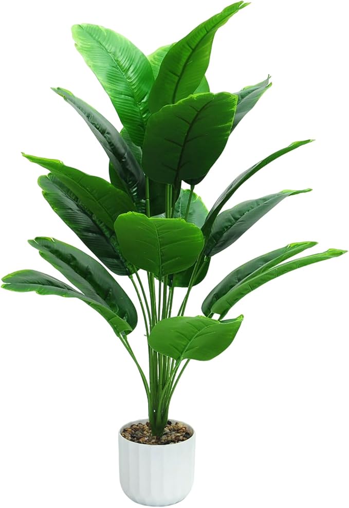 Freyalife 28“ Fake Plant Artificial Banana Tree by Unknown