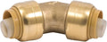 SharkBite 1/2 Inch 45 Degree Elbow, Push to Connect Brass Fitting, PEX Pipe by SharkBite