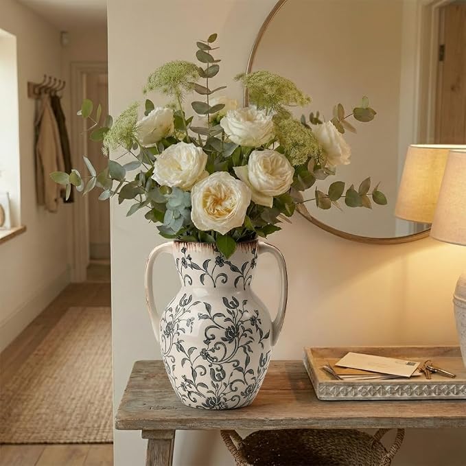 Emotionally Grounded Vase, Vaseking Large Ceramic Rustic Vase - Image 7
