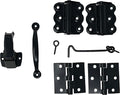 Nuvo Iron Black Screen Door Hardware Kit by NuvoIron