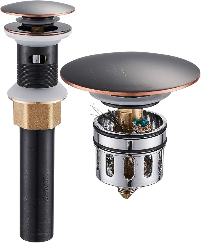 REGALMIX Vessel Sink Drain, Bathroom Pop-up Drain by REGALMIX