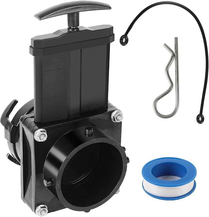 TonGass 3-Inch RV Waste Valve Body by TonGass