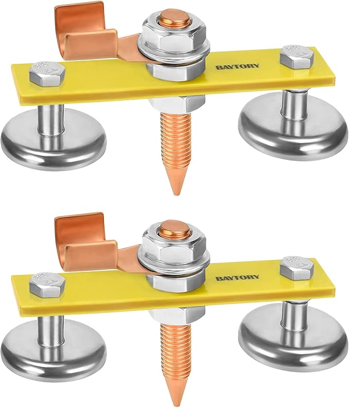Upgrade Magnetic Welding Support Ground Clamp Tools, 2-Piece Twin Welding - Image 7