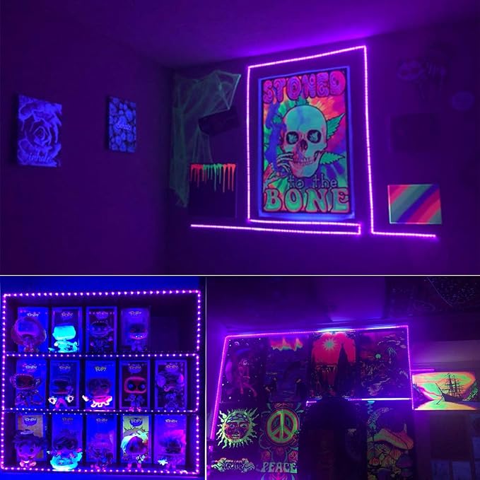 5V USB Purple 395-400nm LED Strip USB Powered 13.12ft/4M | 240LEDs Flexible - Image 7