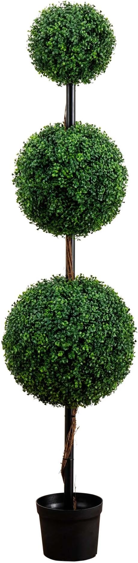 Nearly Natural 6ft. Artificial Triple Ball Boxwood Topiary Tree by NearlyNatural