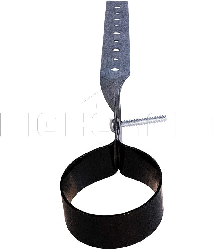 Highcraft IEX-Q04 DWV Pipe Hanger Galvanized Steel, 4 in - Image 4