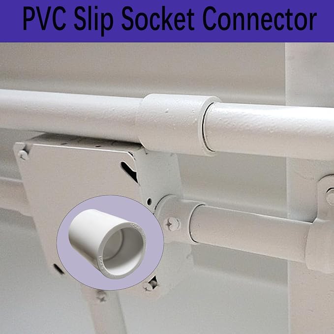 10Pack 3/4 inch PVC Pipe Coupling Adapter Pipe Fittings, Socket x Socket - Image 7