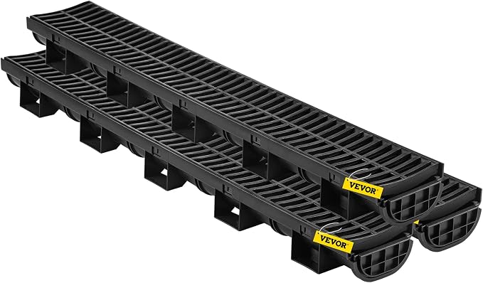 VEVOR Trench Drain System 6 Pack, Channel Drain by VEVOR