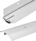 Adjustable Door Bottom and Threshold Combo Pack, Aluminum Threshold by RandallManufacturing